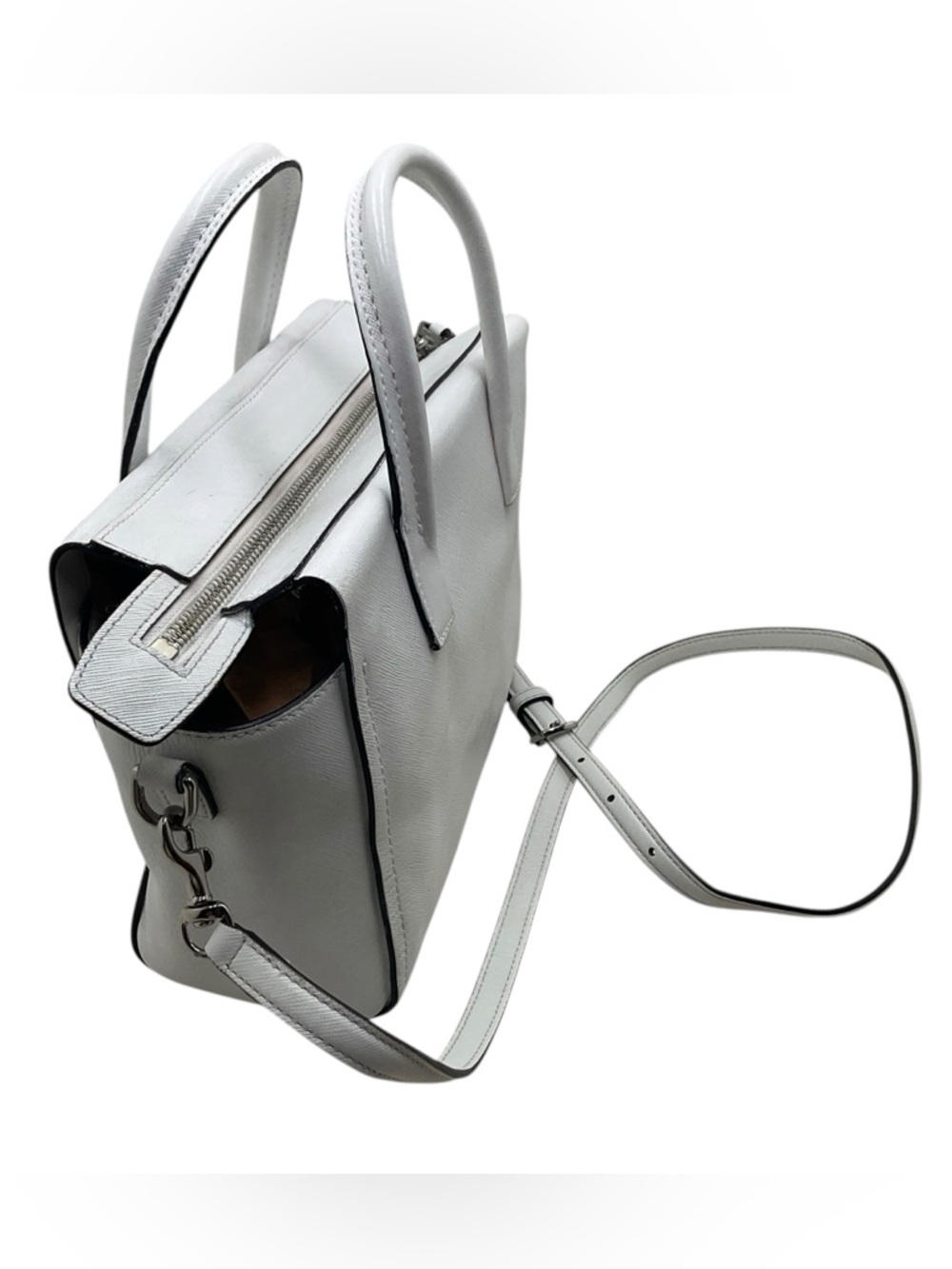 {COACH} Bleecker Mini Riley Carryall Crossbody in Saffiano Leather - Picture 14 of 16
